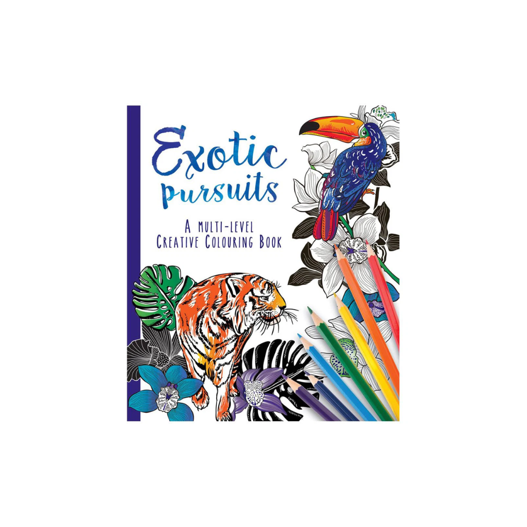 Exotic Pursuits | Adult Colouring Book