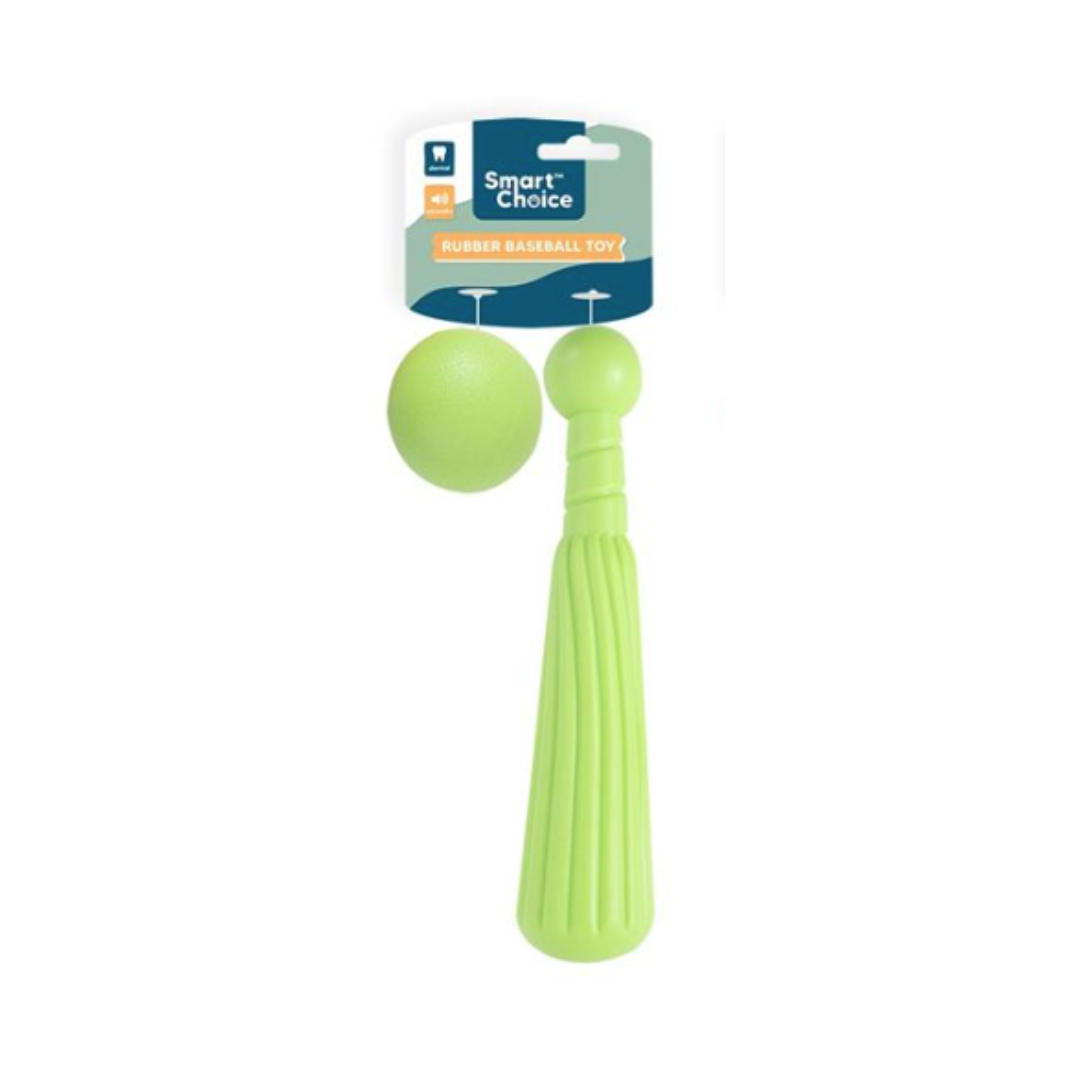 Rubber Baseball Dog Toy