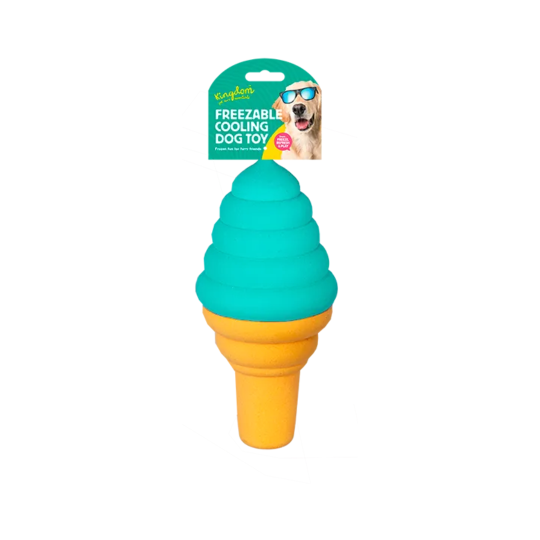 Freezable Ice Cream Cooling Dog Toy