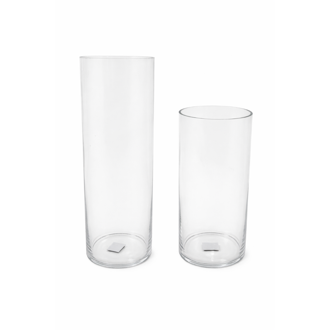 Large Elongated Glass Vase