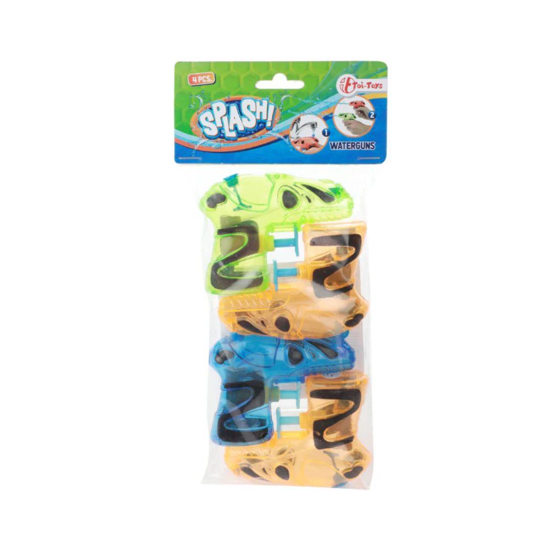 Splash!  Water Gun Colour | 4 Pcs