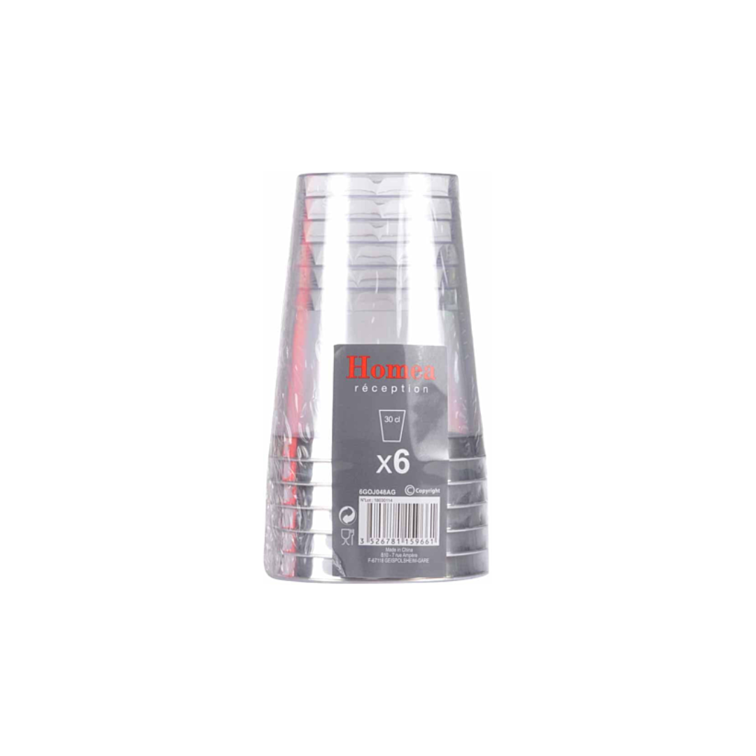 Reusable Plastic Cups | 6Pcs