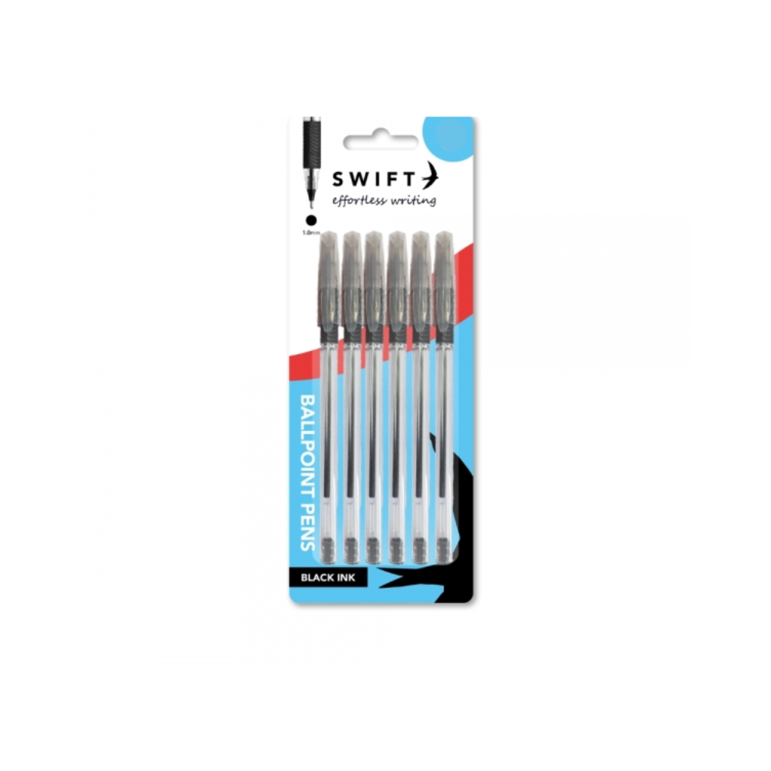 Soft Grip Luxury Gel Pens in Black | 4 Pcs