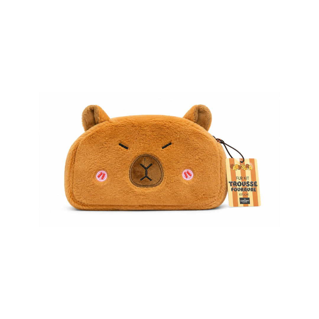 Capybara Faux Fur Pocket