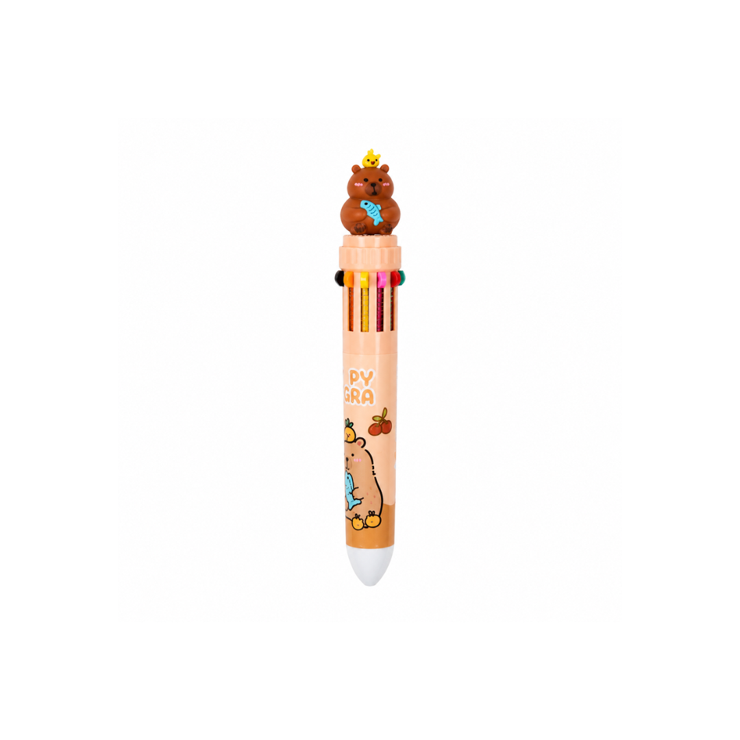 Capybara 3D Coloured Pen | 10 Colours