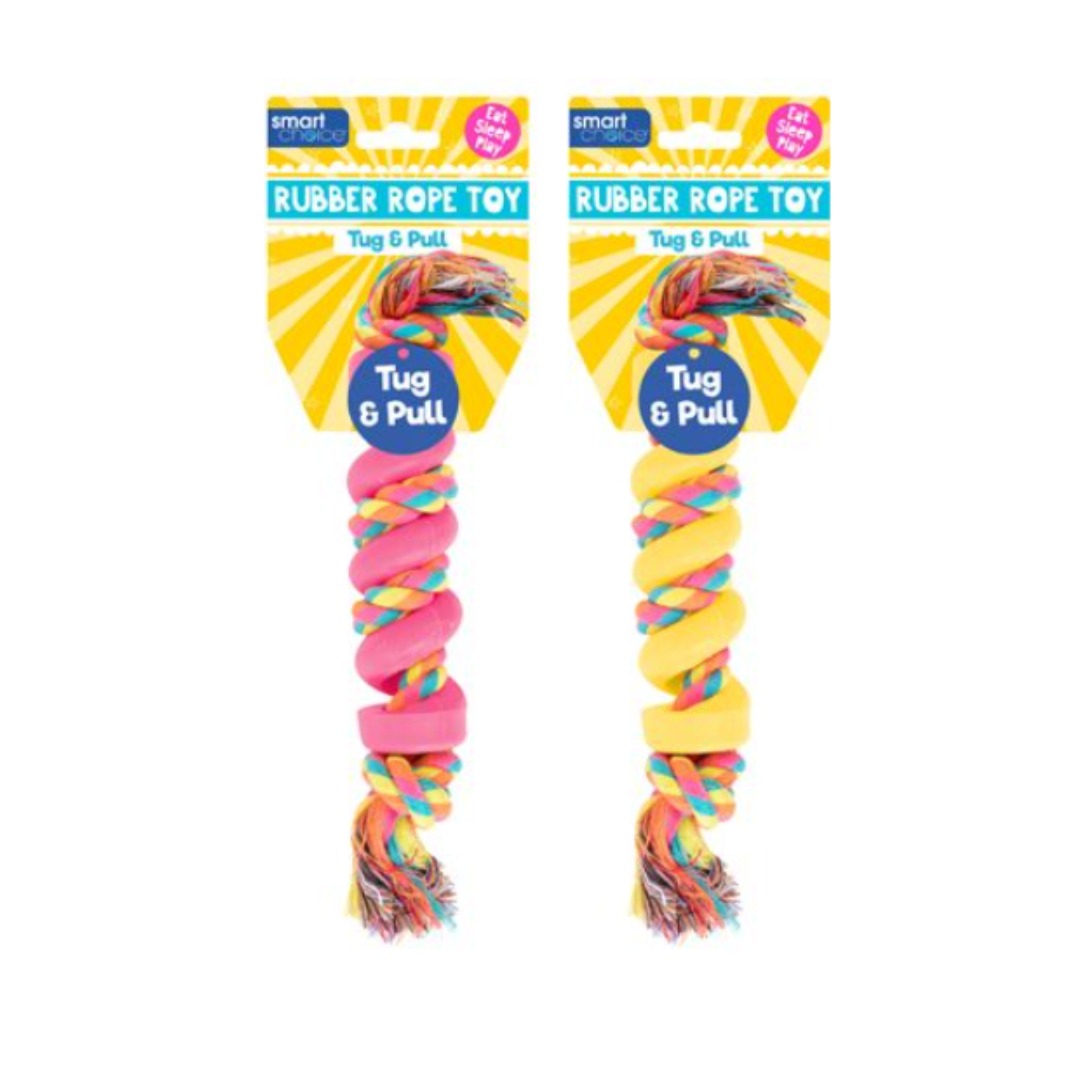 Rubber Rope Toy Tug & Pull