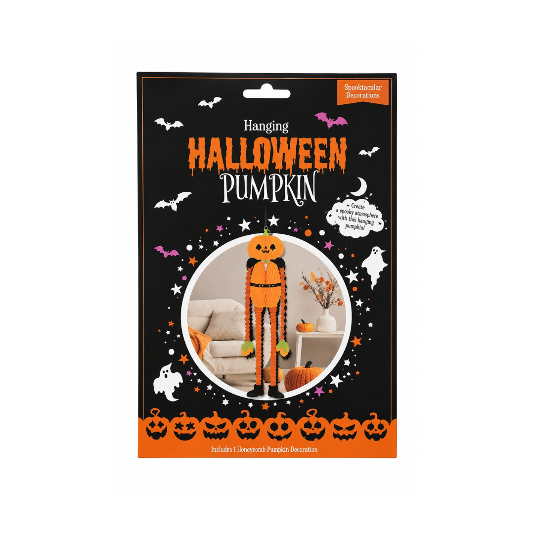 Hanging Halloween Pumpkin Man | 1Pc