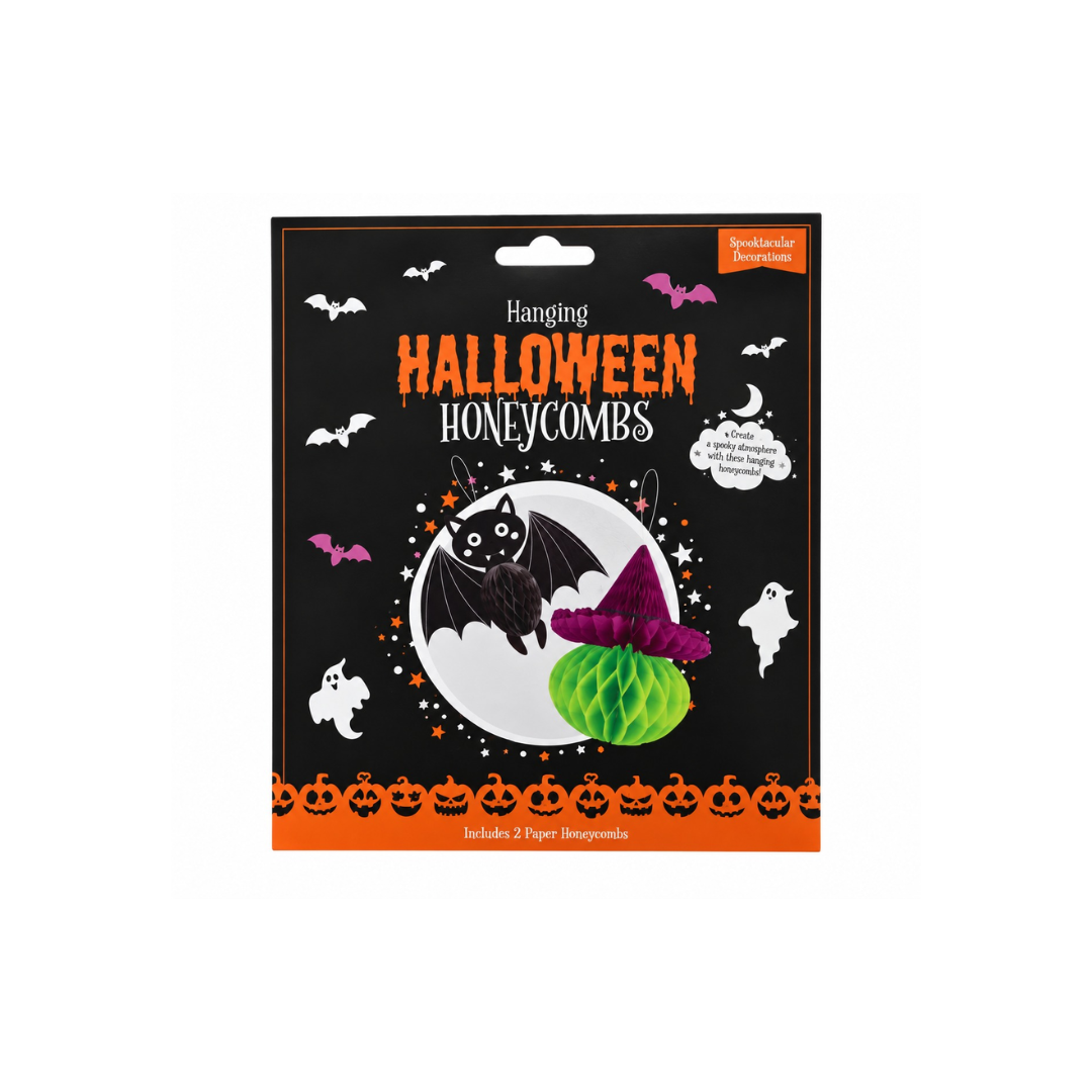 Hanging Halloween Honeycombs | 2Pcs