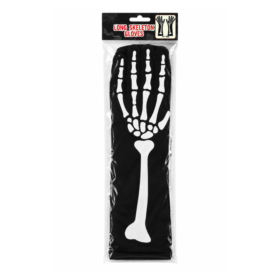 Long Skeleton Gloves | 2Pack
