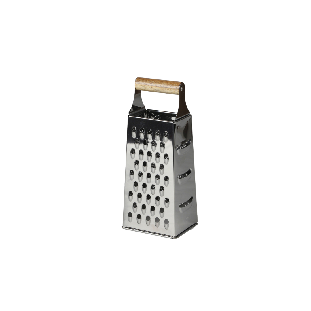 Food Grater With Wooden Handle | 4 Faces