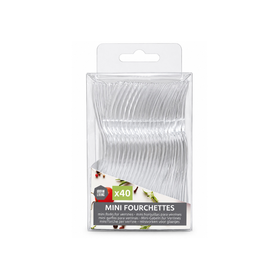 Urban Living Mini Forks | 40Pcs