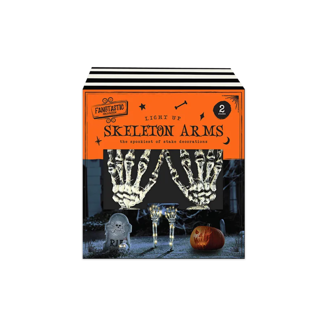 Light Up Skeleton Arms Stake