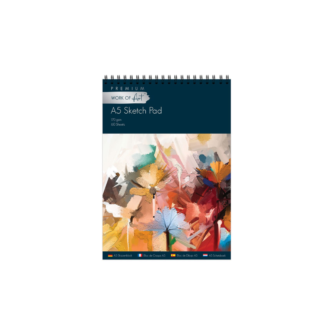 A5 Artists Easynote Sketch Pad | 60Sheets