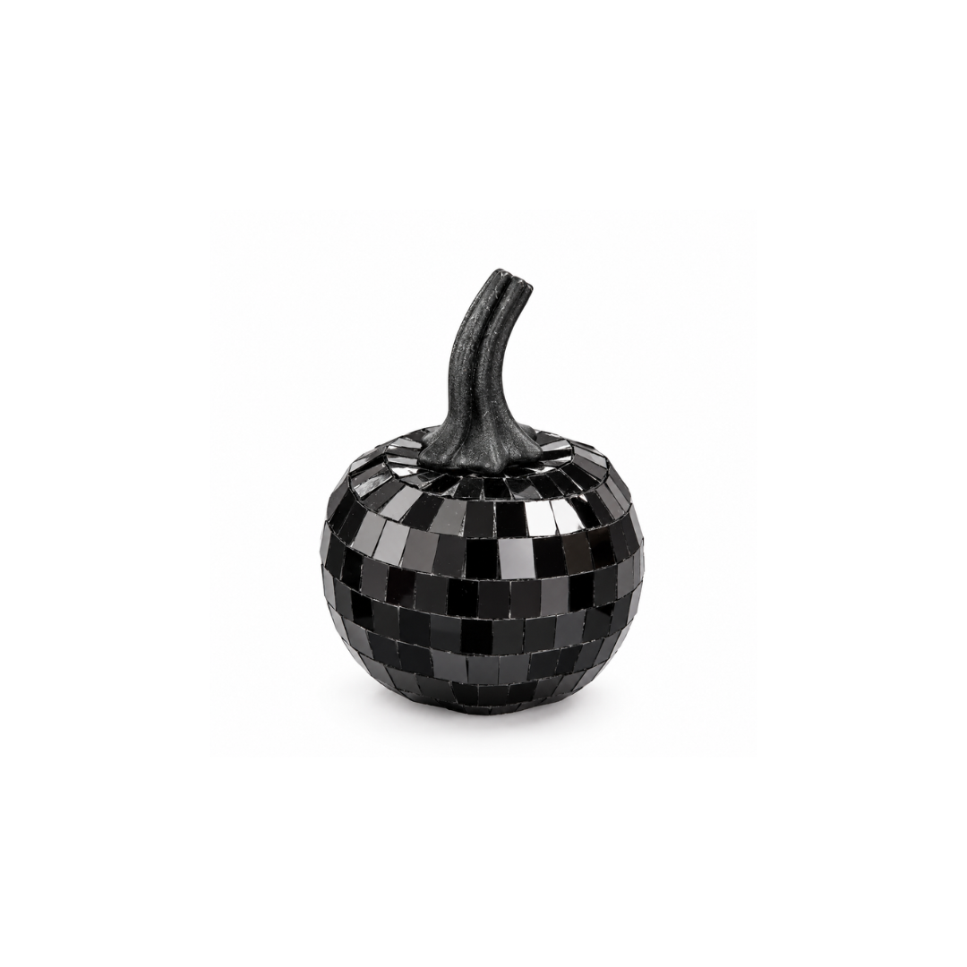 Black Pumpkin Disco Decor | 7CM