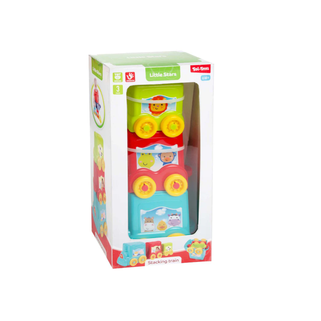Baby Stacking Tower Train