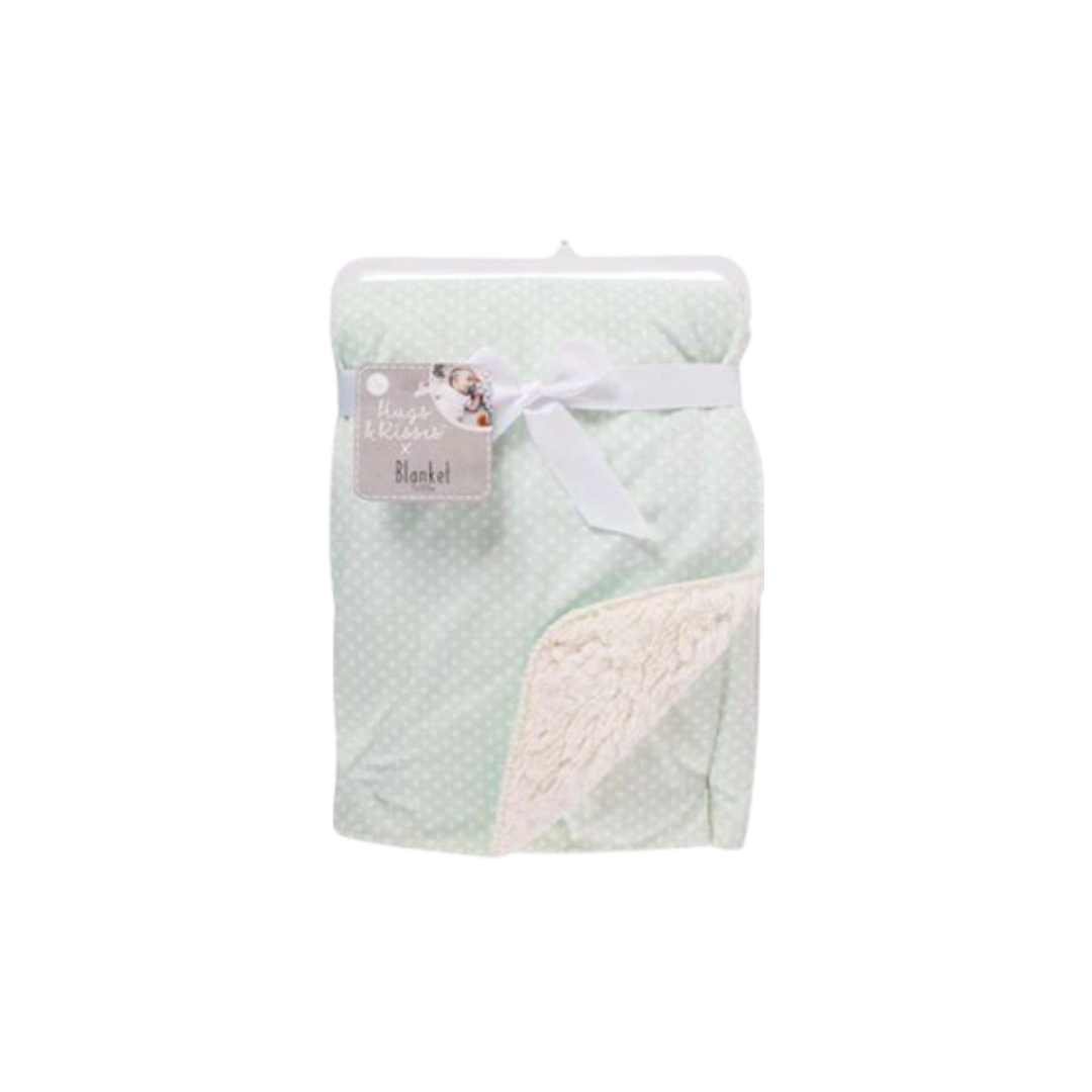 Green Dotted Blanket
