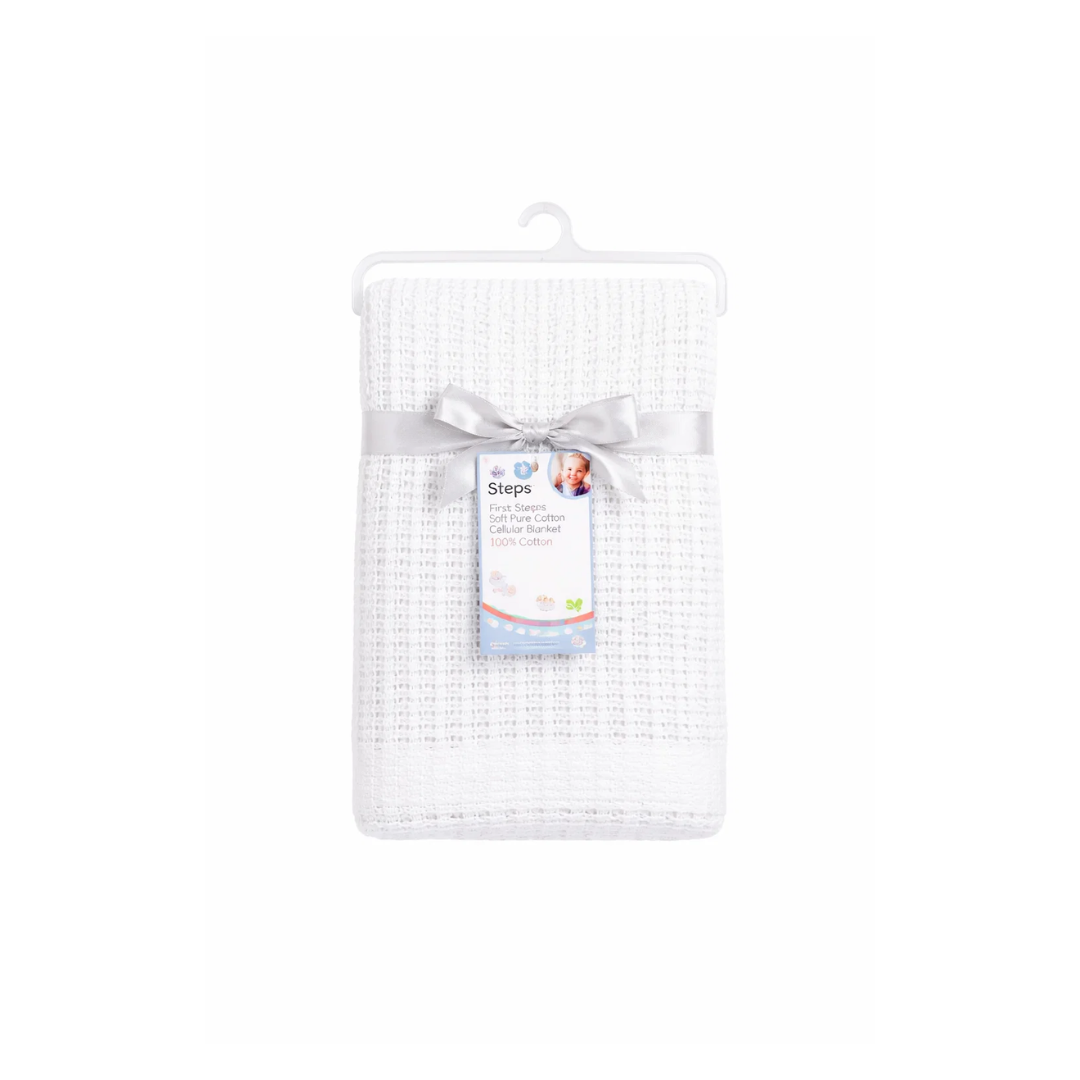 Soft Pure Cotton Cellular Blanket