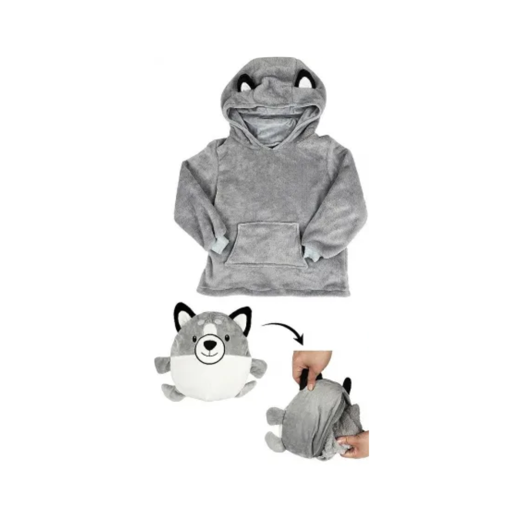 Child's Hooded Fleece Sweater | 4-6 Yrs