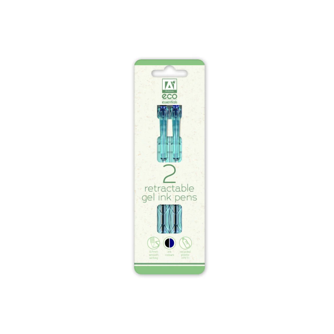 Retractable Gel Ink Pens Eco |  2 PCS