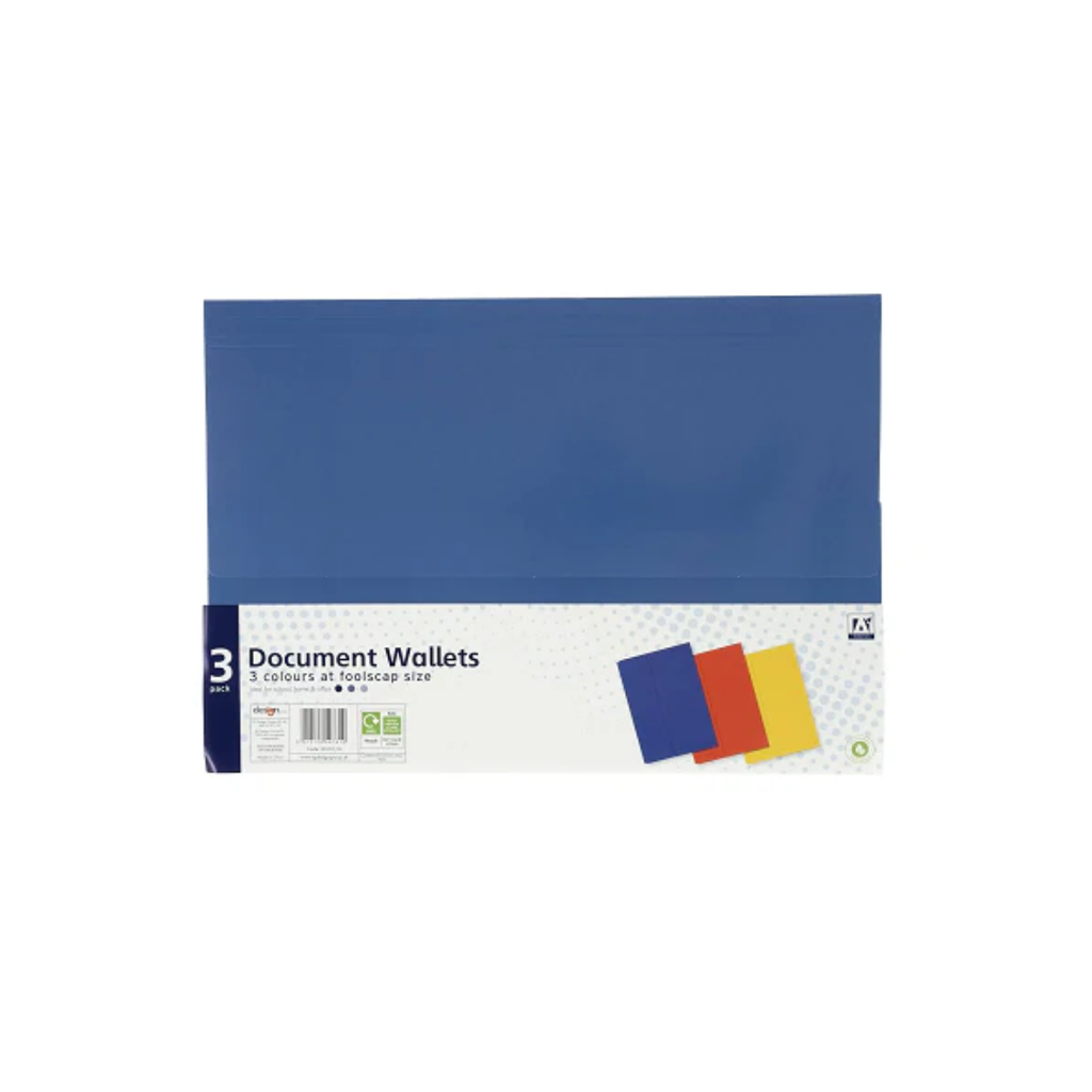 Document Wallets | Pack of 3
