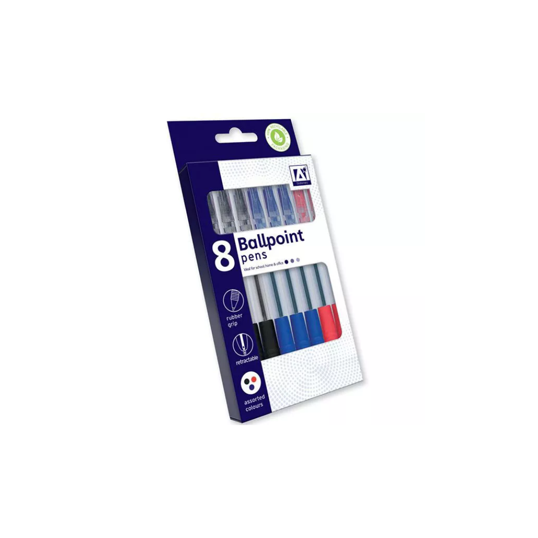 Ballpoint Pens | Pack of 8