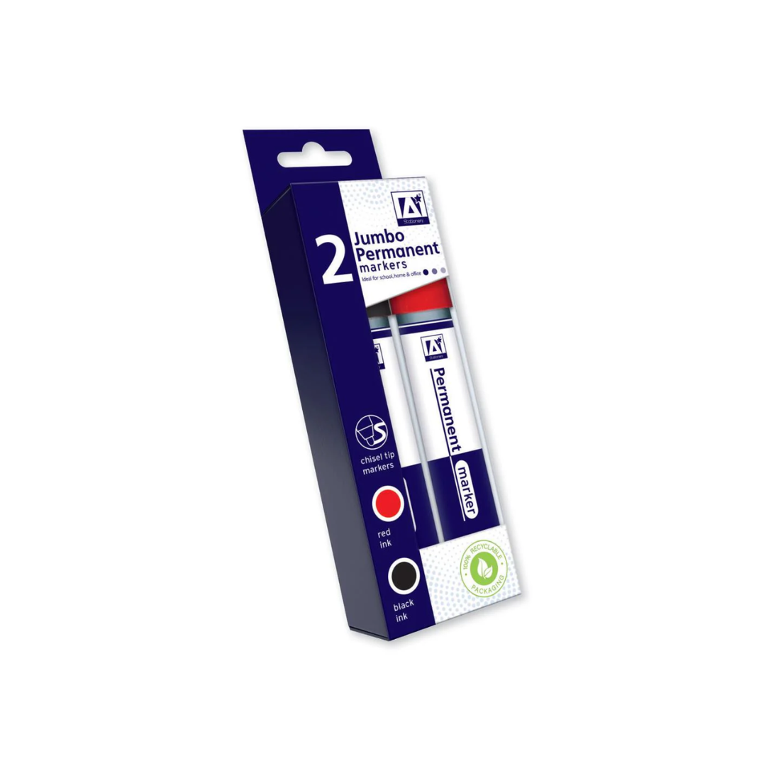 Jumbo Permanent Marker | Pack of 2