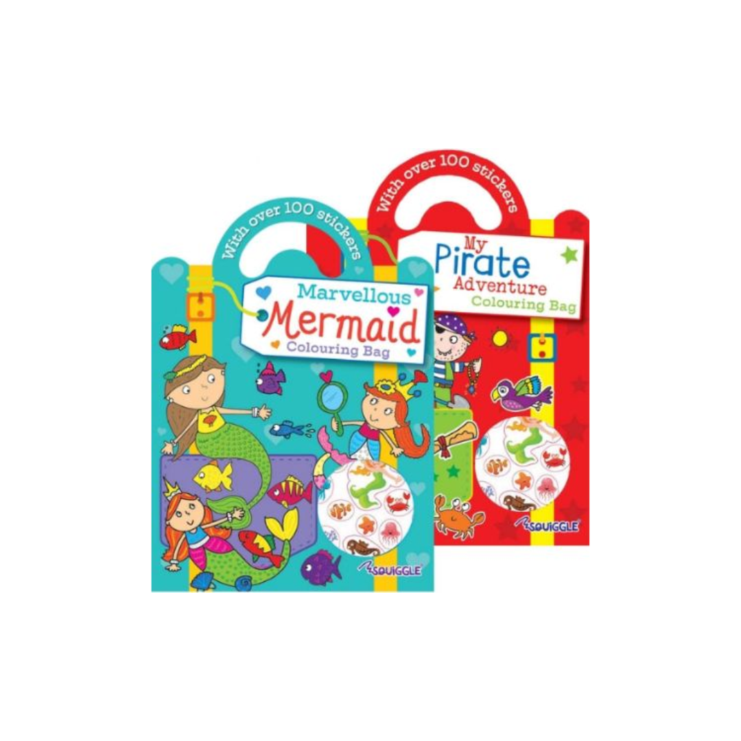 Sticker & Colouring Book Bag