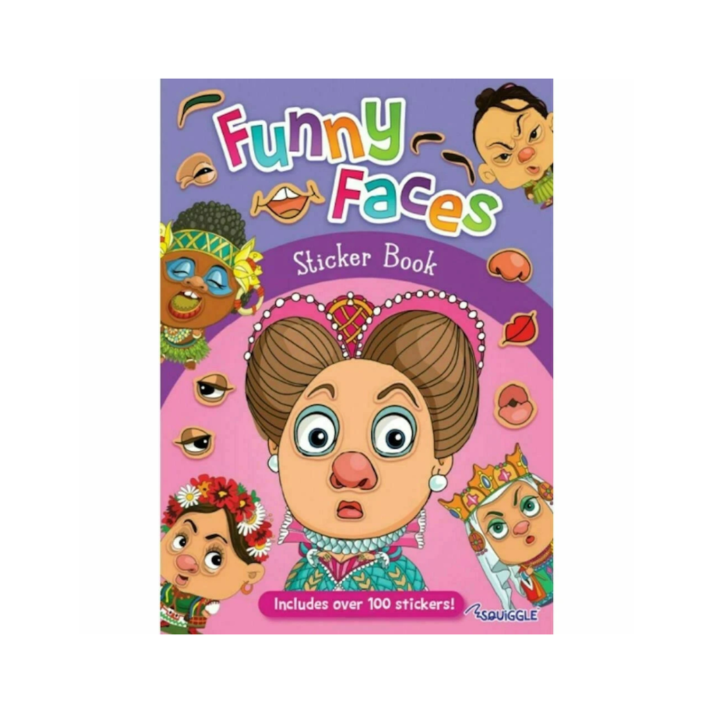 Funny Faces Sticker Book