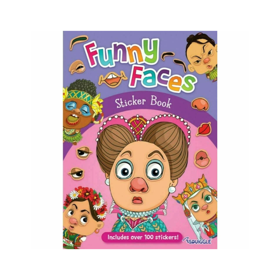 Funny Faces Sticker Book