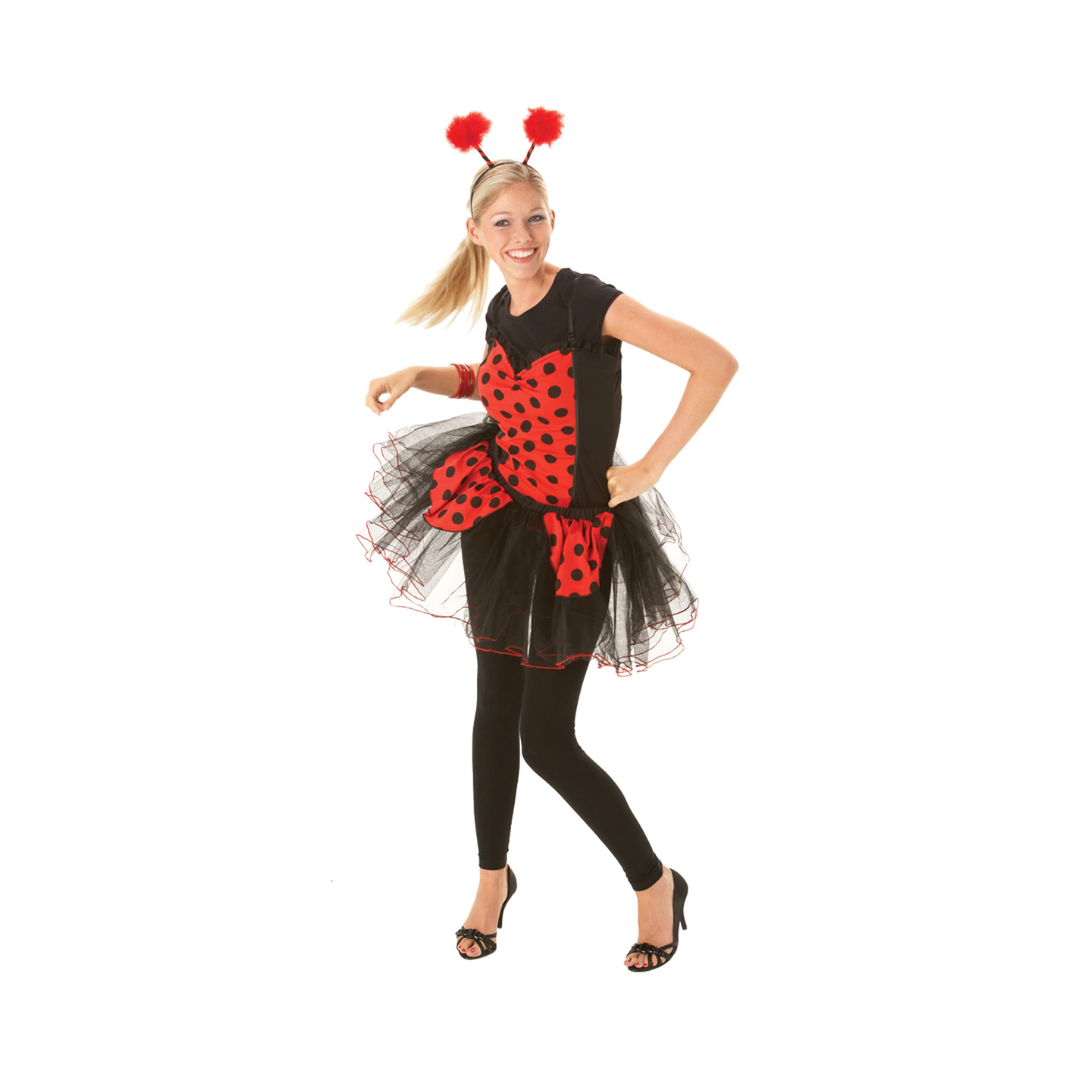 Lady Bug Vest Top Dress | Adult Costume