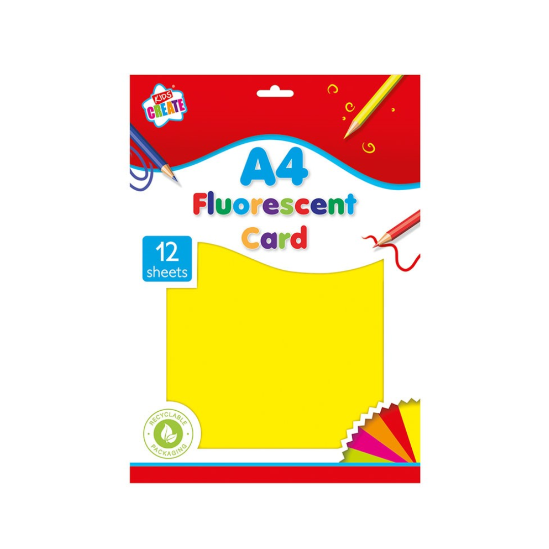 Kids Create | A4 Florescent Card