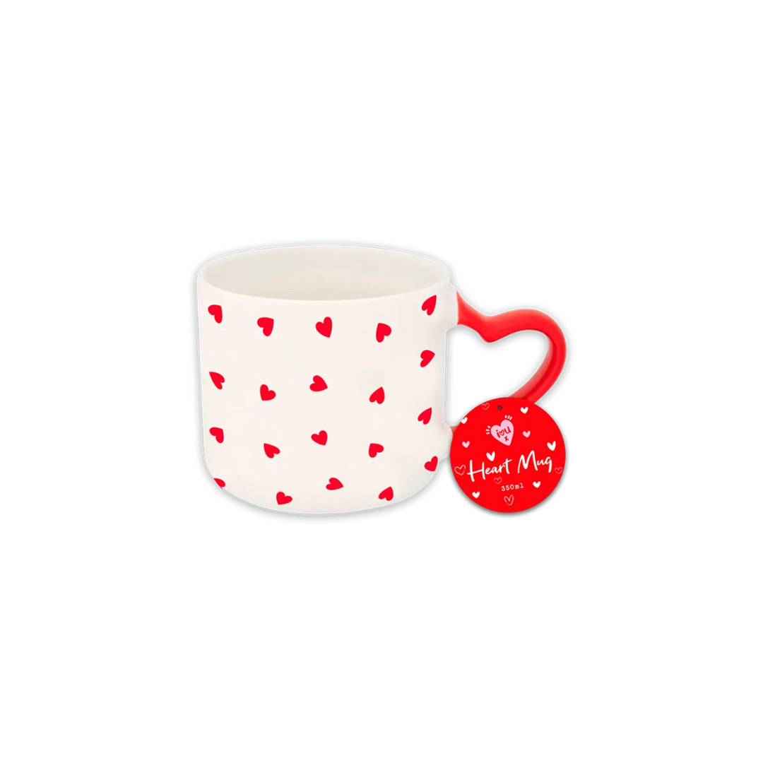 Valentine's Heart Handle Mug