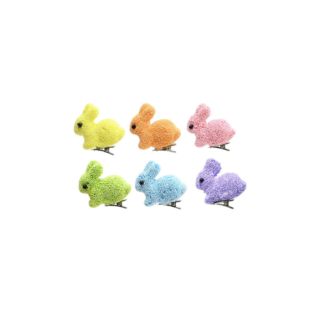 Easter Clip-on Bunnies  | 6Pcs