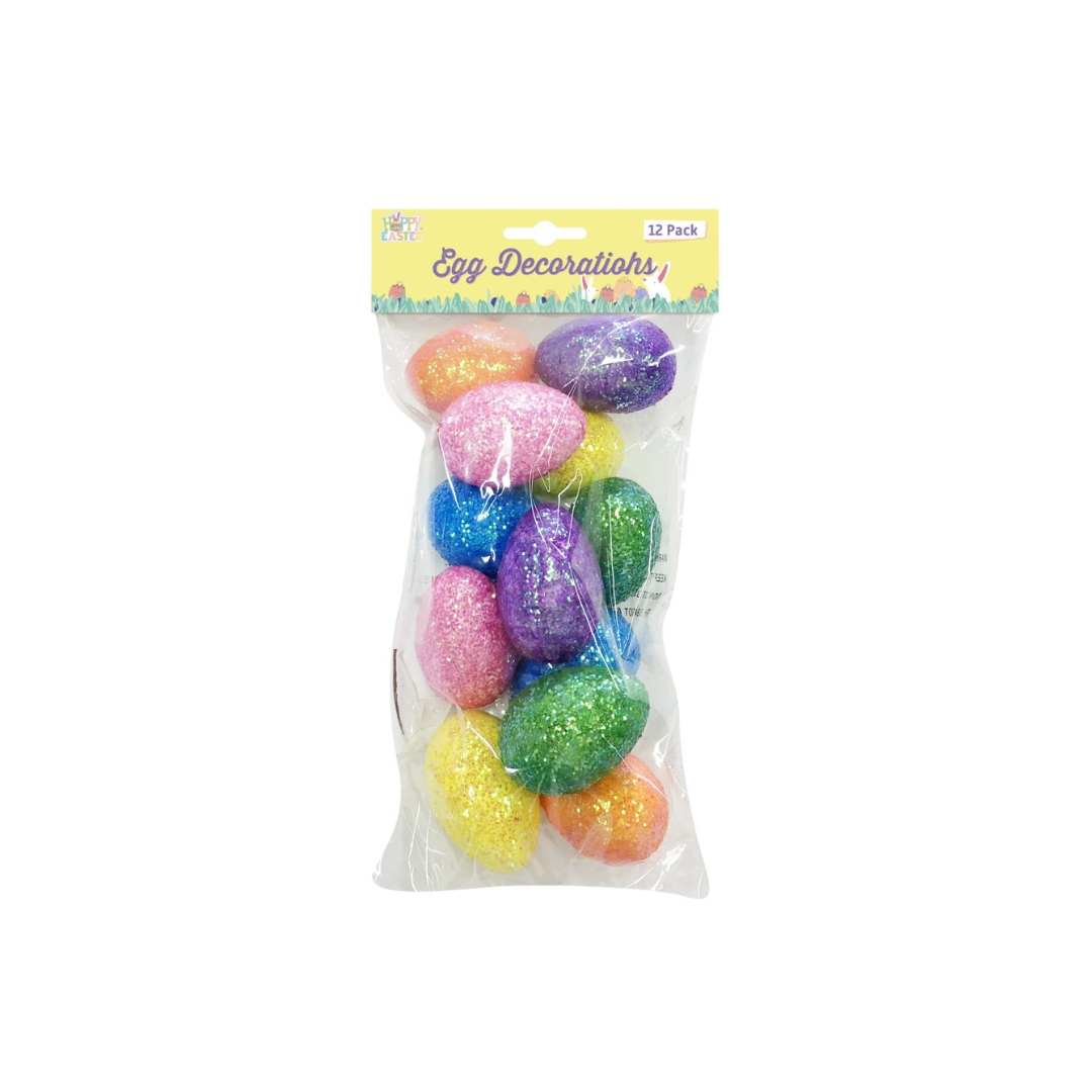 Easter Glitter Eggs | 12Pcs