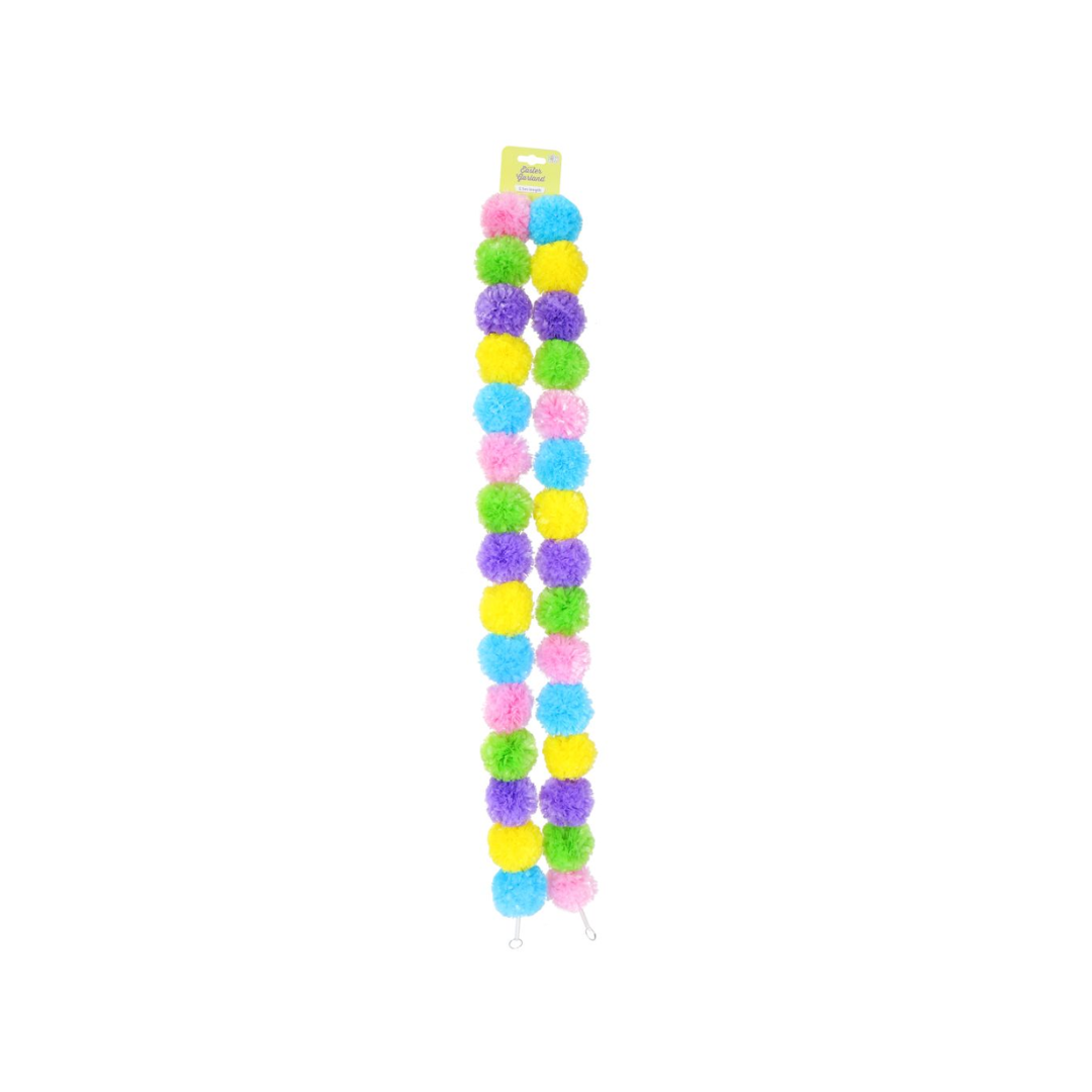 Easter Pom Pom Garland Decoration |  1.5M