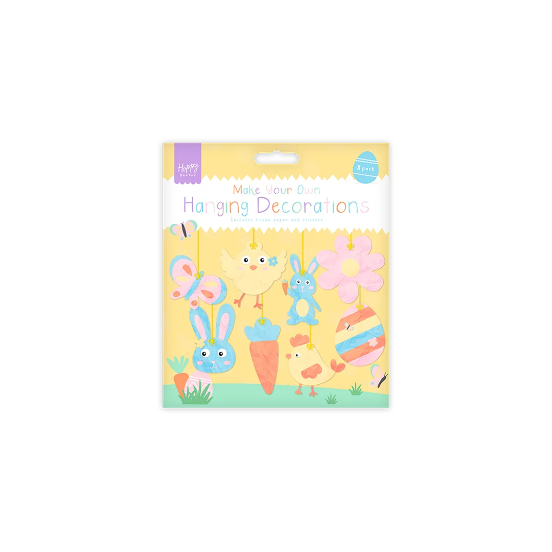 Easter Make Your Own Hanging Decorations | Pack of 8