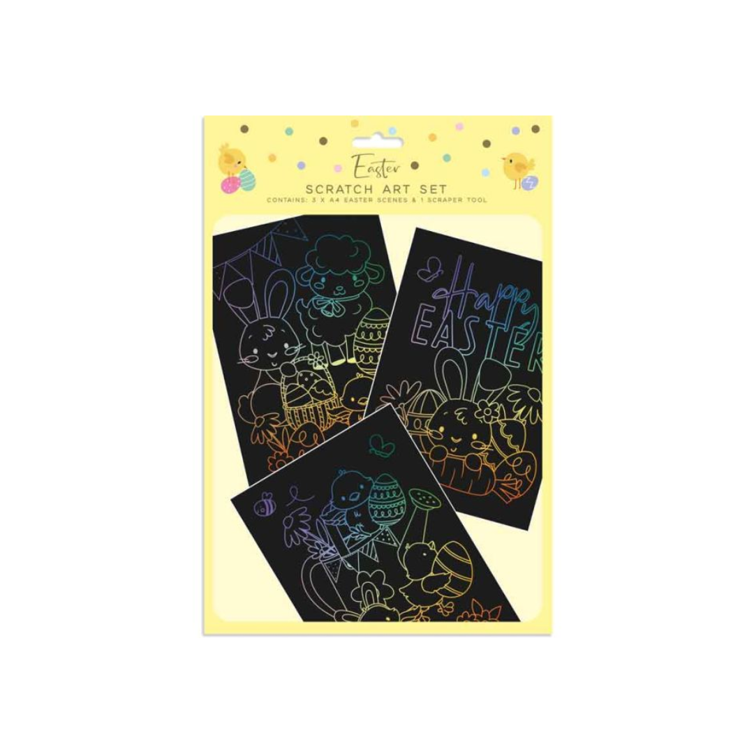 Easter Scratch Art Set