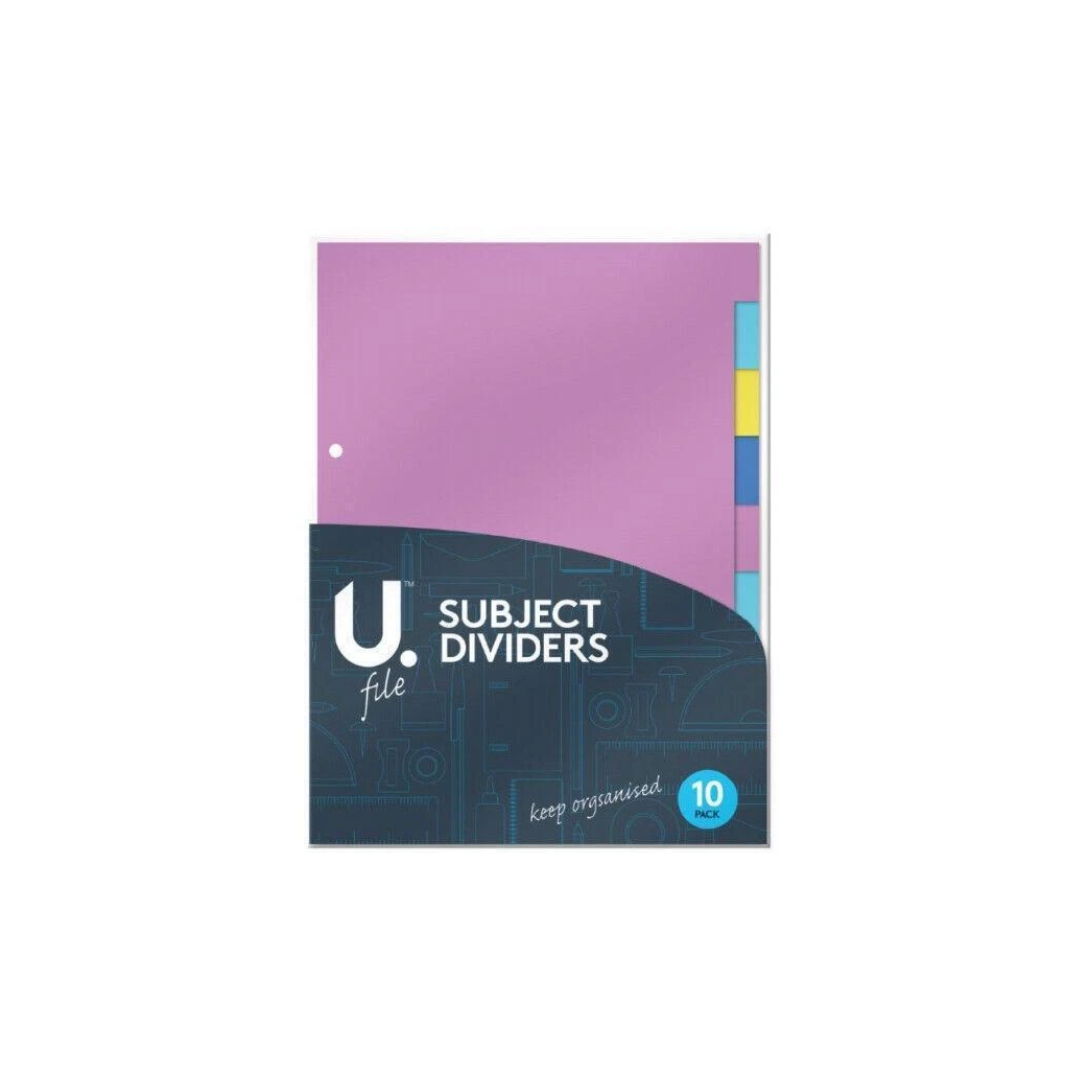 Subject Dividers | 10Pcs