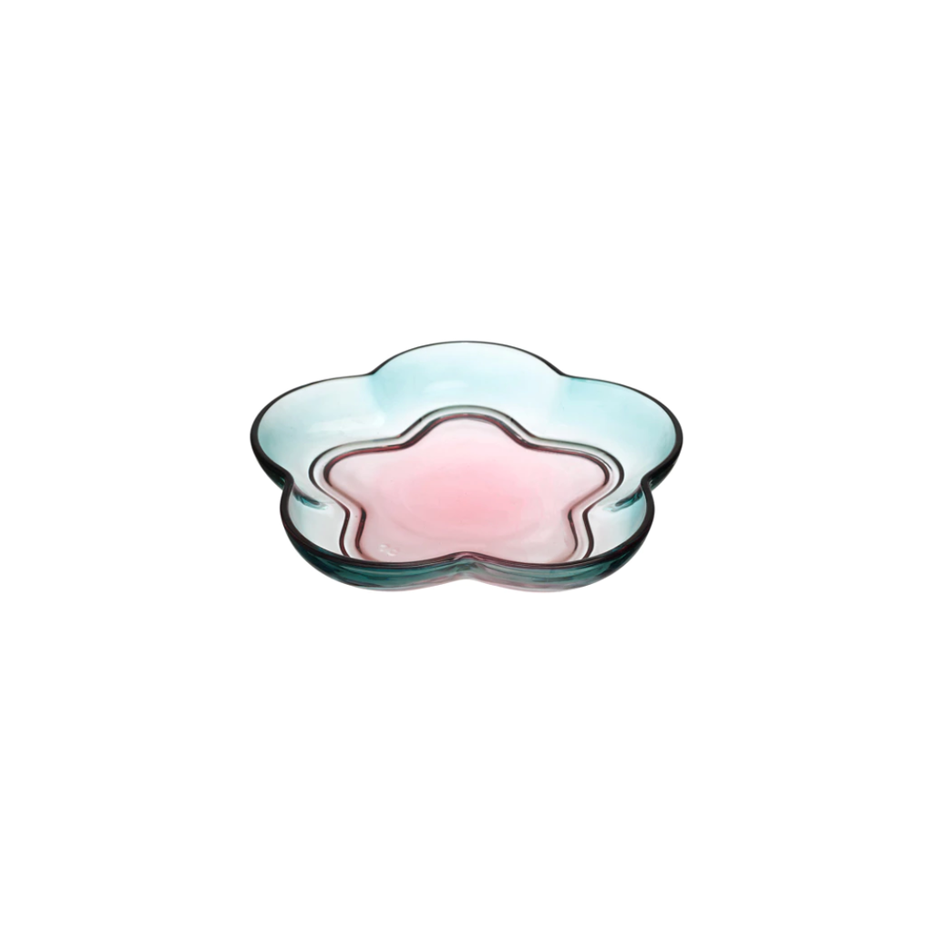 Gradient Coloured Glass Dessert Plate | 19.3CM