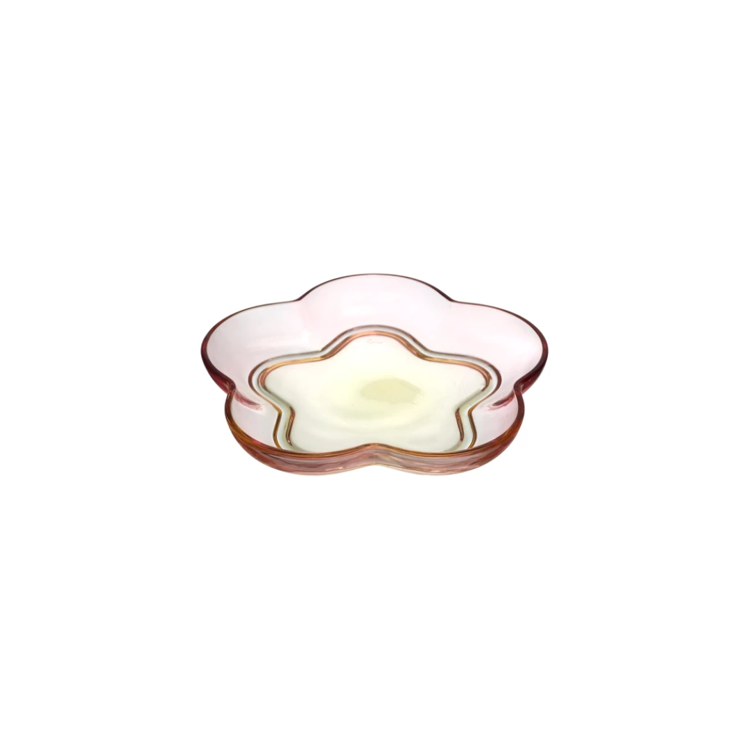 Gradient Coloured Glass Dessert Plate | 19.3CM