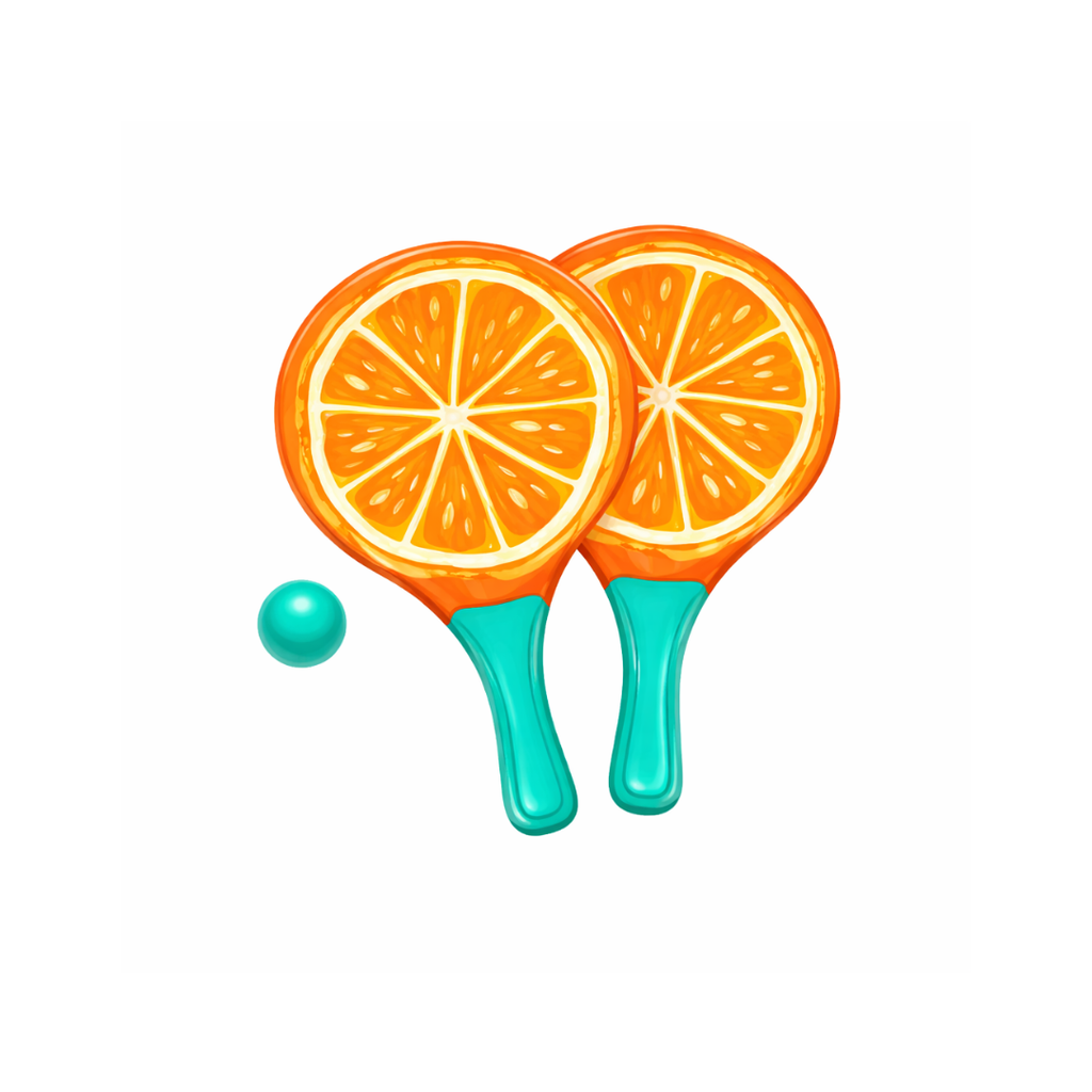 Beach Fruit Tennis Set