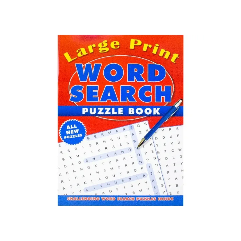 Large Print Word Search Puzzle Book