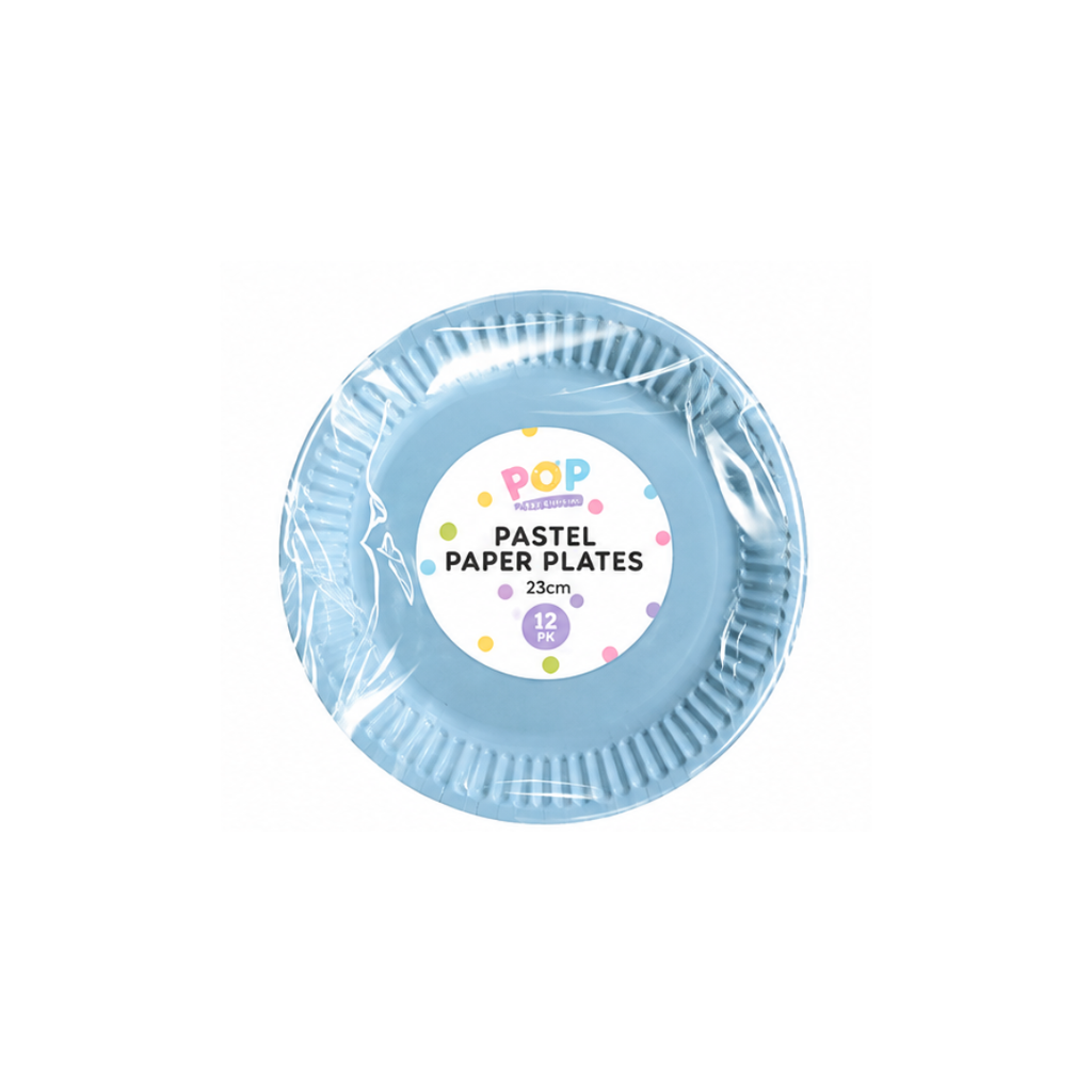 Pastel Paper Plates 23CM | Pack of 10
