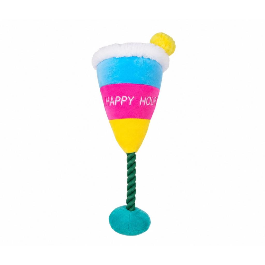 Summer Cocktail Plush Dog Toy