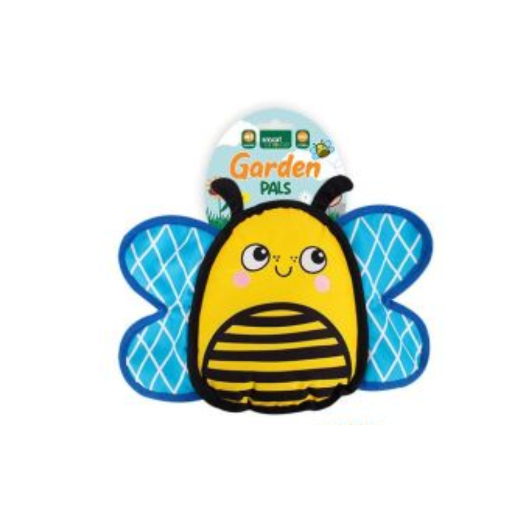 Squeaky Crinkle Bug Plush Dog Toy
