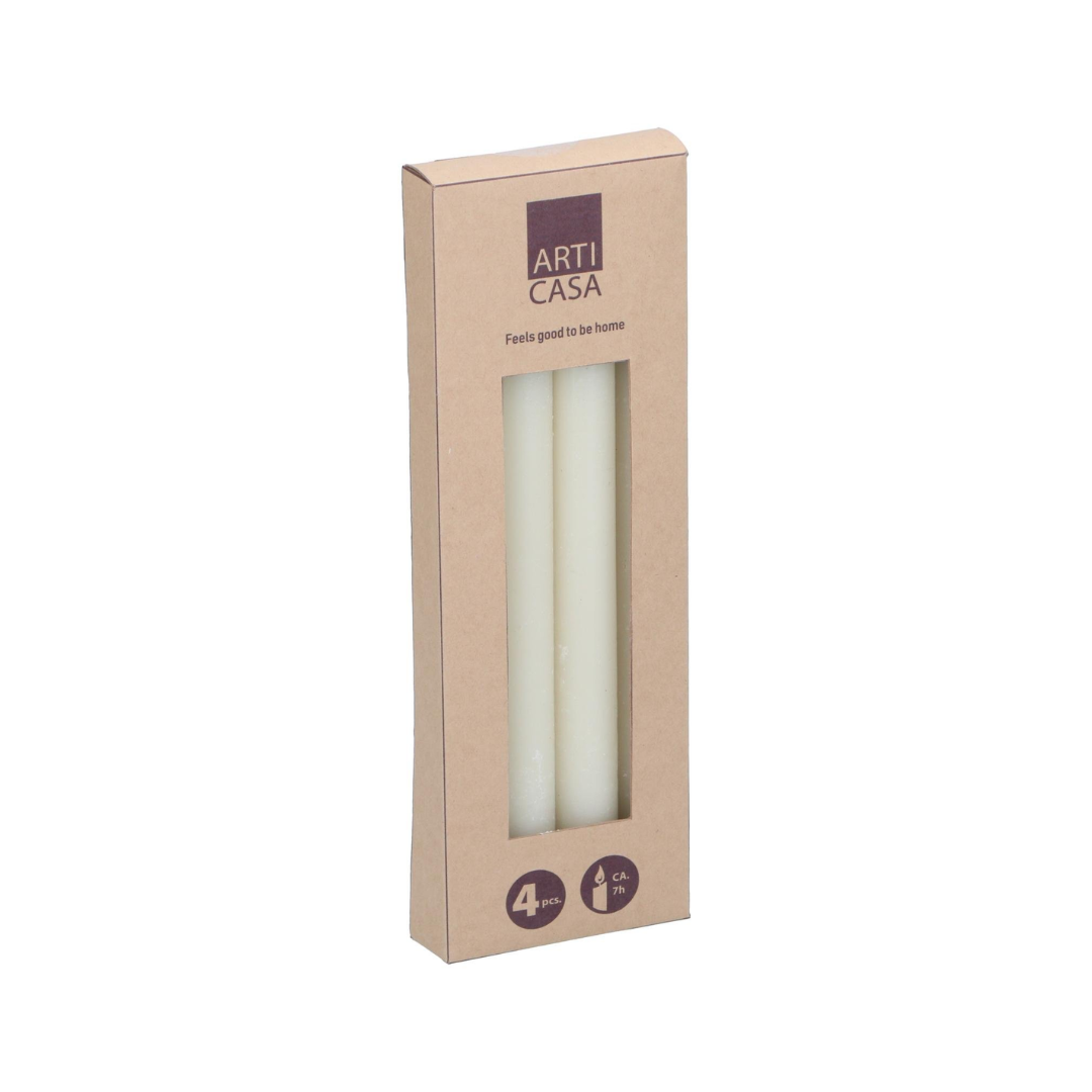 Rustic Dinner Candles | 4Pcs