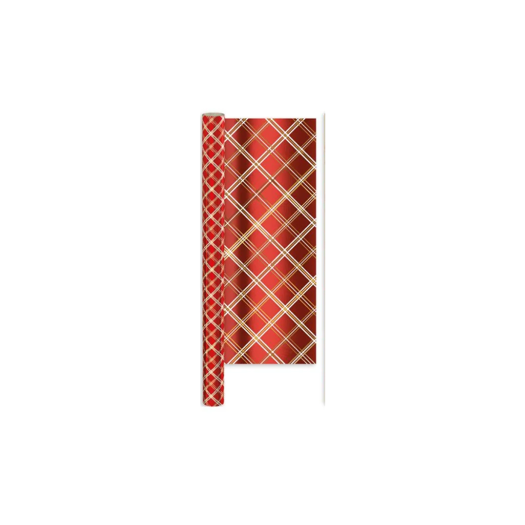 Red & Gold Christmas Wrapping Paper  | 1.5M