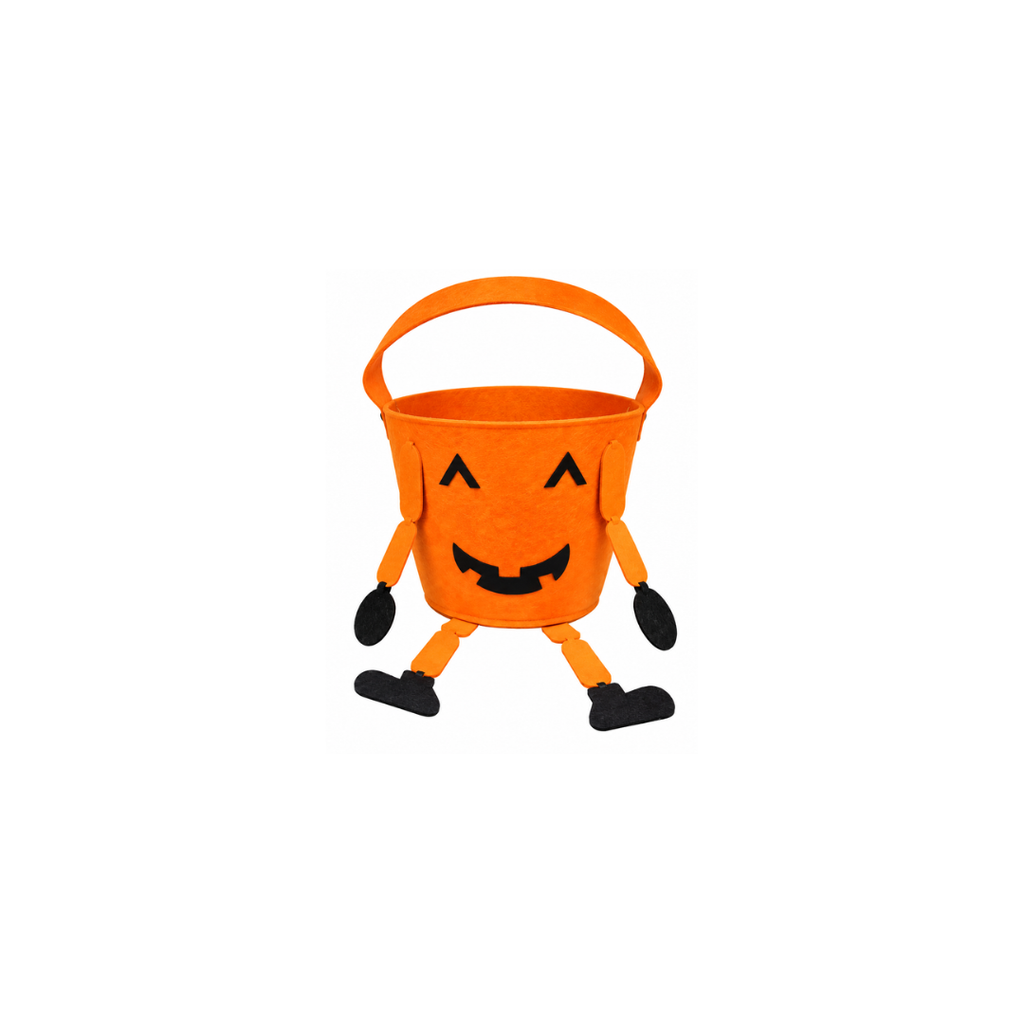 Halloween Felt Buckets With Dangly Legs