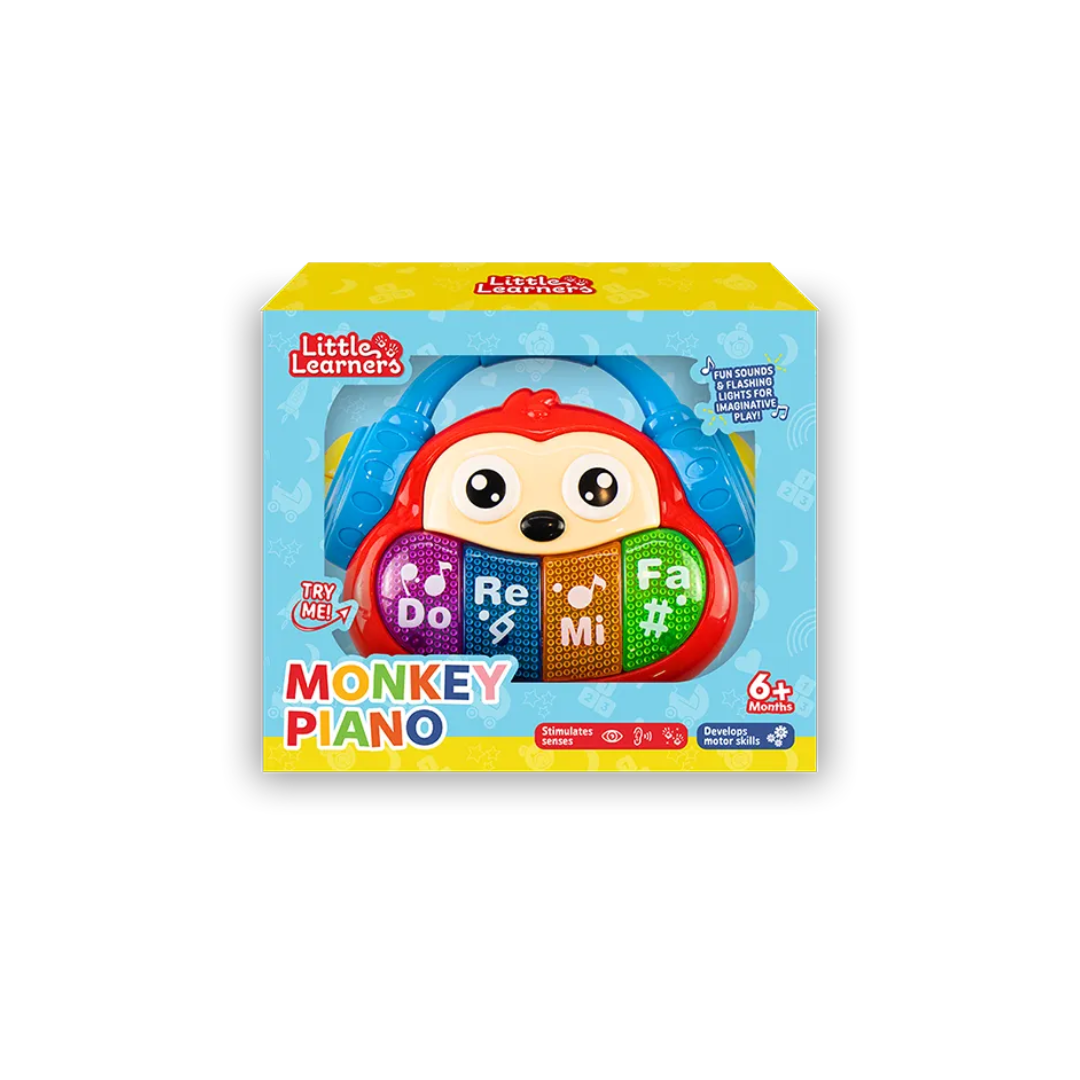 Little Learners Musical Monkey Piano