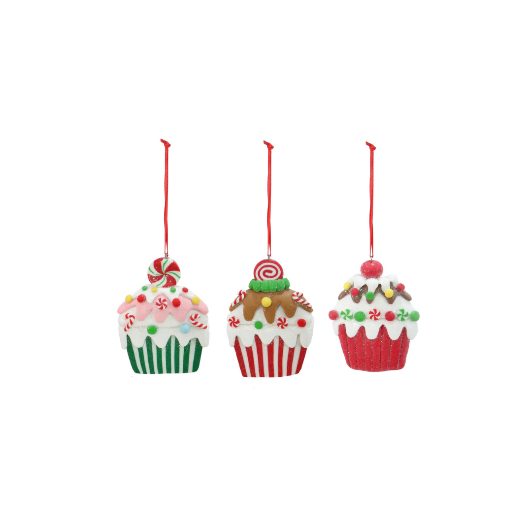 Christmas Hanging Cupcake Decoration | 9CM
